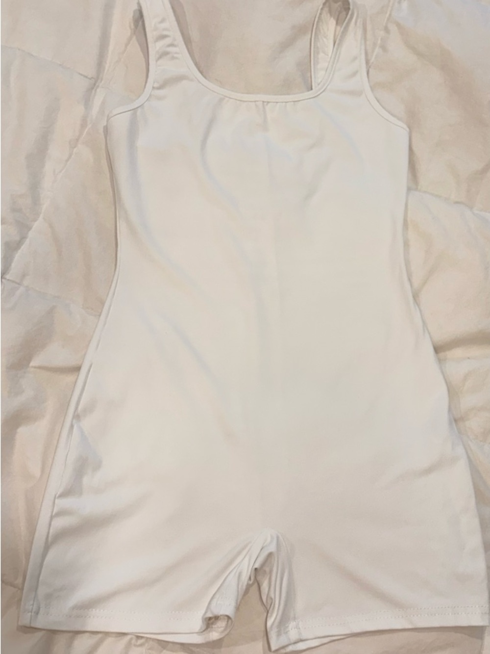 Beyond Yoga Style White Workout Romper Bodysuit XS - Picture 2 of 4